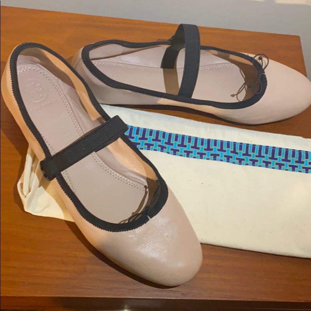 Tory Burch two toned Ballet Shoes